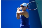 BIRMINGHAM, ENGLAND - JUNE 12:  Samantha Stosur of Australia hits a return during Day Four of the Aegon Classic at Edgbaston Priory Club on June 12, 2014 in Birmingham, England.  (Photo by Paul Thomas/Getty Images)